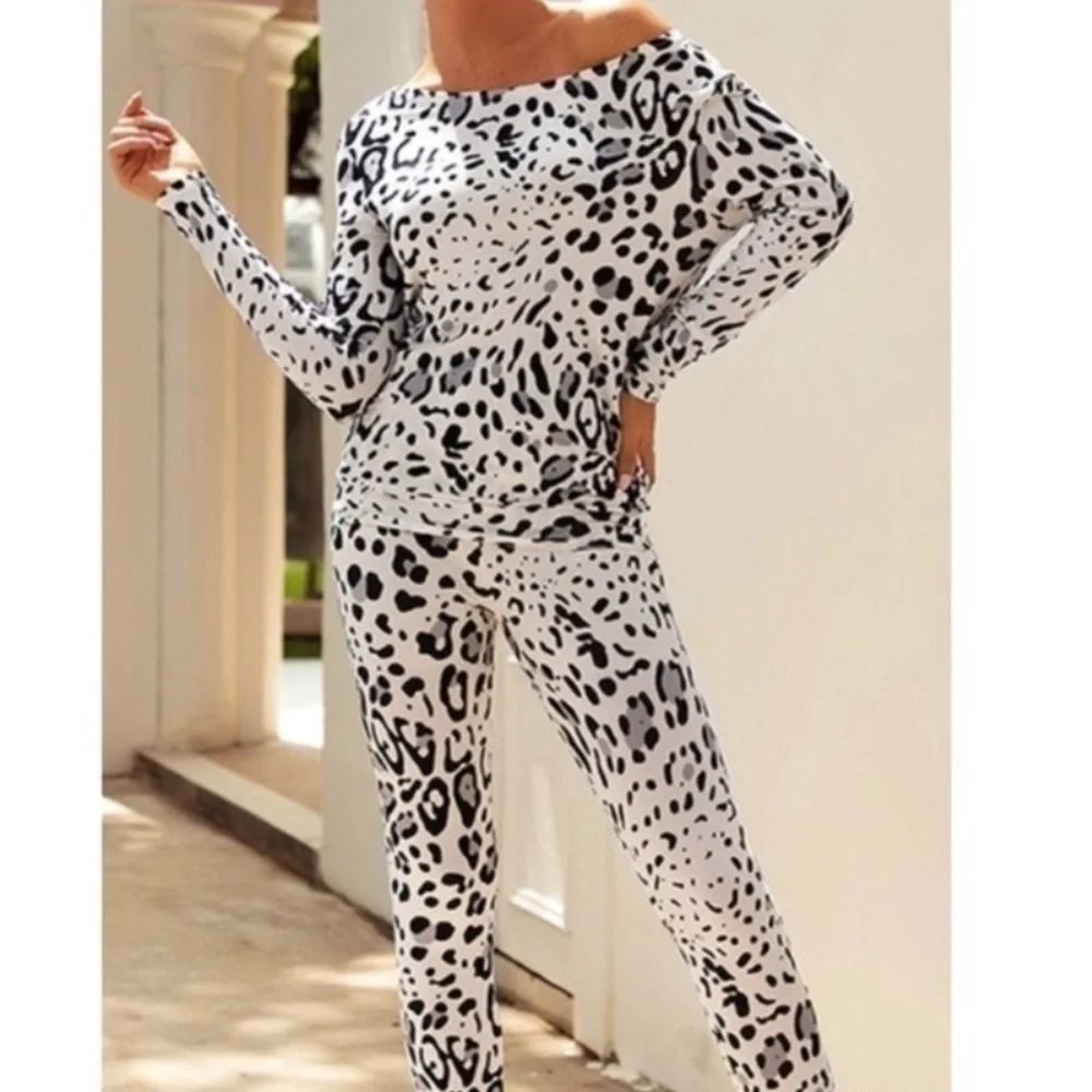 Two Piece Lounging Pants & Tops - Picture 2 of 7